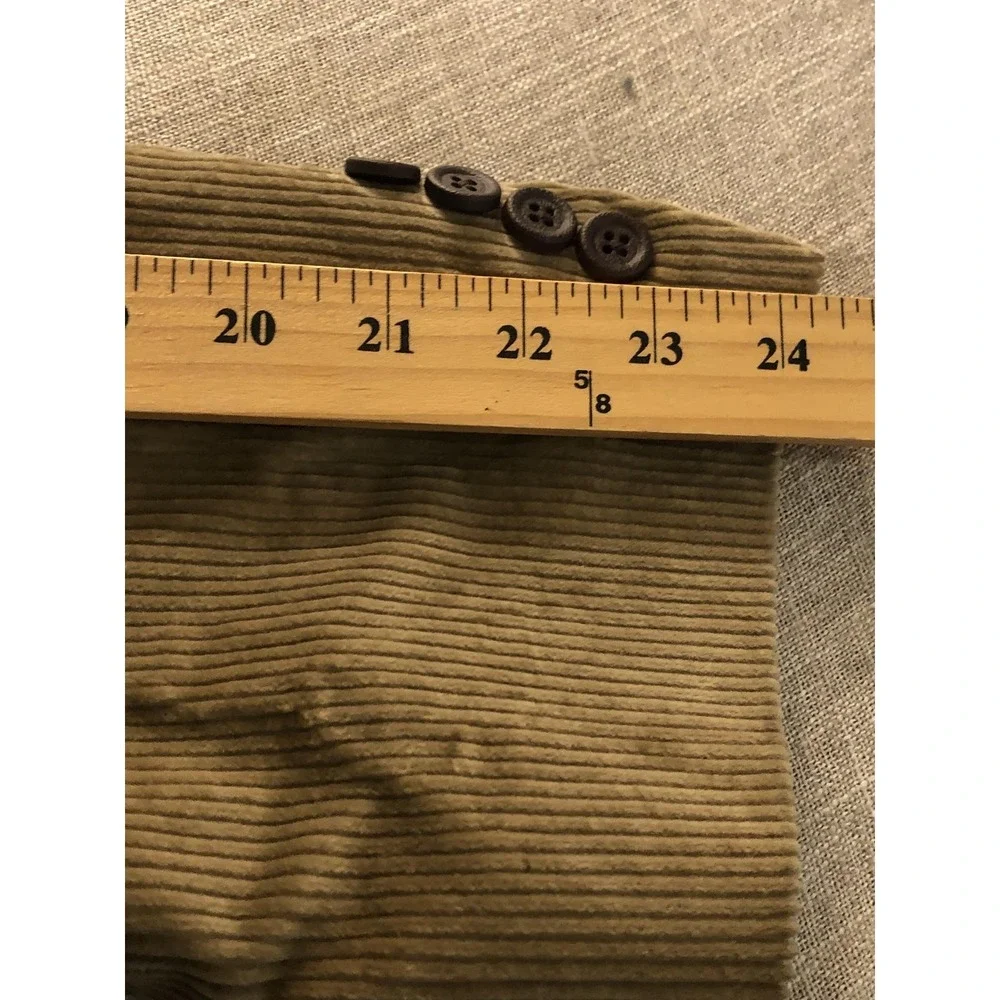 Stafford Blazer Mens 46R Tan Corduroy Sport Coat Jacket Career Casual Classic